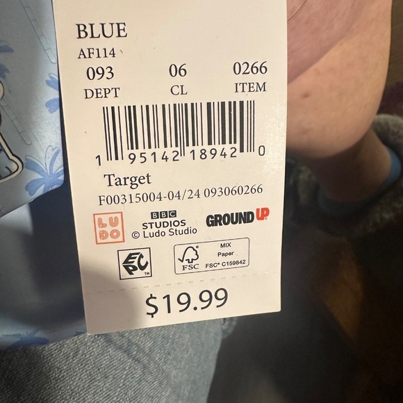 Toddler Bluey Cat & Jack Slide Sandals Size 9 - Picture 5 of 5